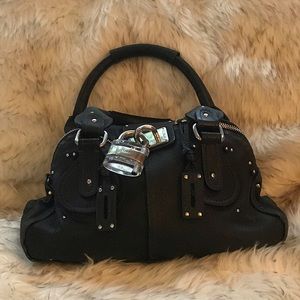 Chloe Paddington Satchel in black leather